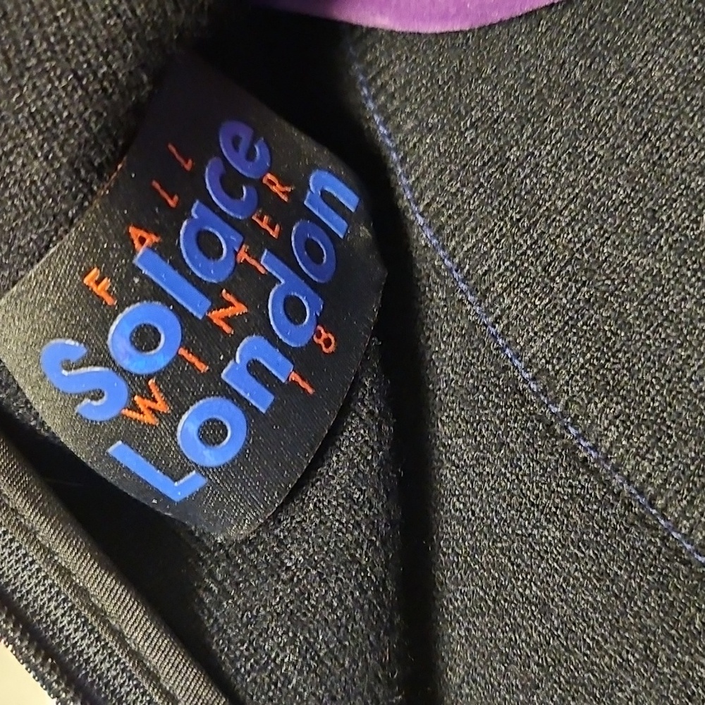 Solace London dress. Purple Metallic  Katy Perry, hit iconic dress! NWOT - Picture 4 of 12